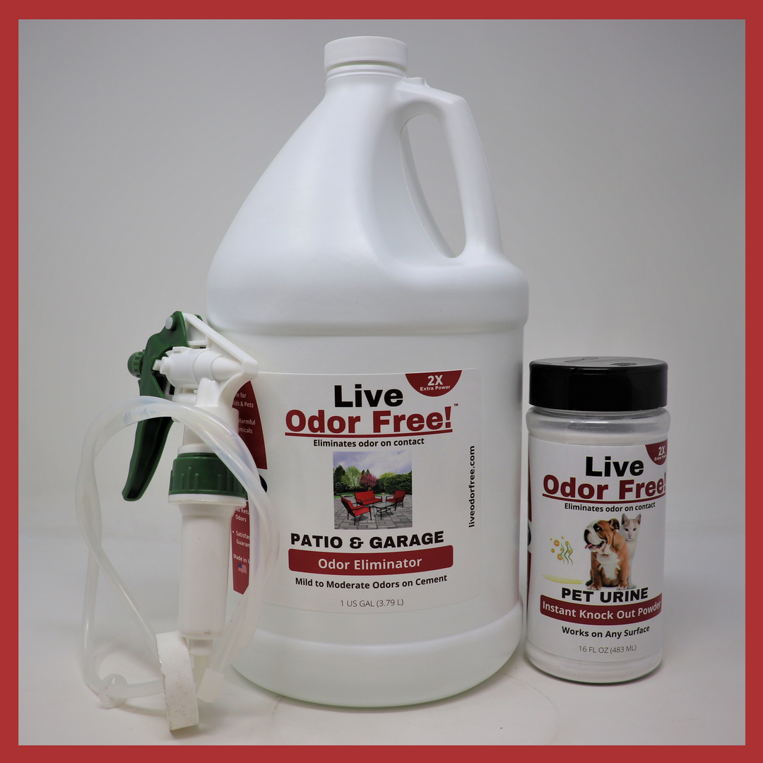 Live Odor Free Patio and Garage KIT Live Odor Free Pets Home and Auto